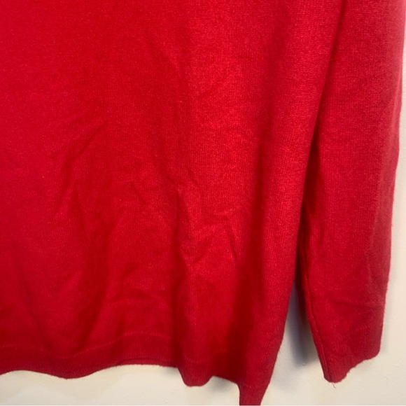 Talbots Pure Cashmere V Neck Pullover Sweater - Picture 2 of 13